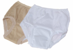 CPL17B - 100% Cotton Band Leg Incontinent Panty - BEIGE